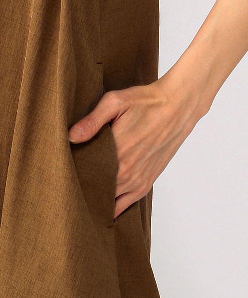 A/C DESIGN BY ALPHA CUBIC(エーシーデザインバイアルファキュービック)の「◇カタログ掲載◇麻混イレヘムワンピース(ワンピース・レディース・モカ/ネイビー/グリーン・11号/9号)」の10枚目の写真