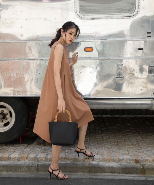 A/C DESIGN BY ALPHA CUBIC(エーシーデザインバイアルファキュービック)の「◇カタログ掲載◇麻混イレヘムワンピース(ワンピース・レディース・モカ/ネイビー/グリーン・11号/9号)」の19枚目の写真