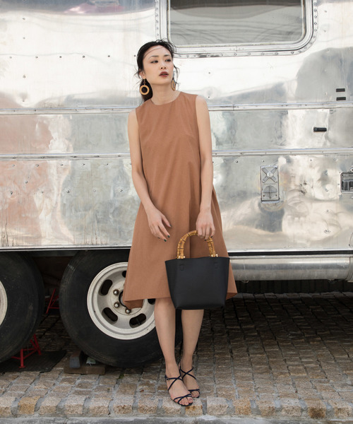 A/C DESIGN BY ALPHA CUBIC(エーシーデザインバイアルファキュービック)の「◇カタログ掲載◇麻混イレヘムワンピース(ワンピース・レディース・モカ/ネイビー/グリーン・11号/9号)」の16枚目の写真