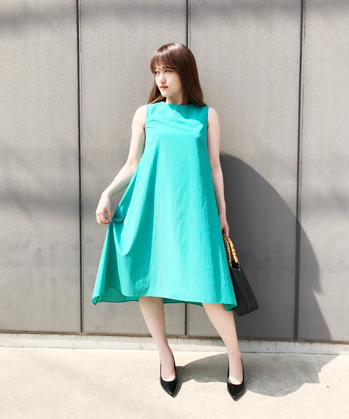 A/C DESIGN BY ALPHA CUBIC(エーシーデザインバイアルファキュービック)の「◇カタログ掲載◇麻混イレヘムワンピース(ワンピース・レディース・モカ/ネイビー/グリーン・11号/9号)」の22枚目の写真