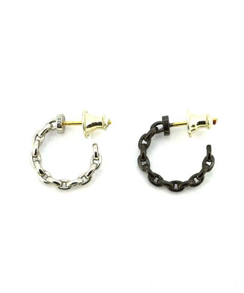 LION HEART(ライオンハート)の「LH for Gift “Rebuild” tetherピアス/Yuya Nara(ピアス(片耳用)・メンズ・ブラック/シルバー・ONE SIZE)」の4枚目の写真