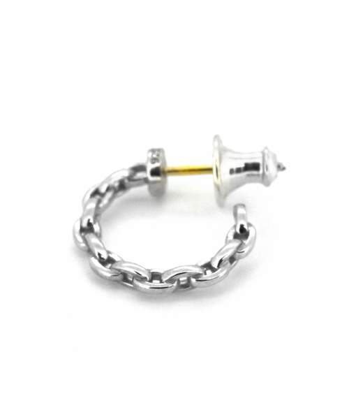 LION HEART(ライオンハート)の「LH for Gift “Rebuild” tetherピアス/Yuya Nara(ピアス(片耳用)・メンズ・ブラック/シルバー・ONE SIZE)」の6枚目の写真
