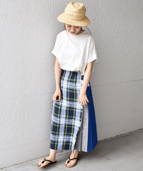 liflattie ships（リフラティ シップス）の「liflattie ships:コットンダブルカフTEE◇（Tシャツ/カットソー・レディース・ブラック/ベージュ/ラベンダー/ナチュラル・ONE SIZE）」の8枚目の写真