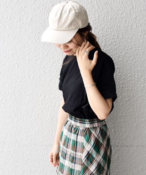 liflattie ships（リフラティ シップス）の「liflattie ships:コットンダブルカフTEE◇（Tシャツ/カットソー・レディース・ブラック/ベージュ/ラベンダー/ナチュラル・ONE SIZE）」の10枚目の写真