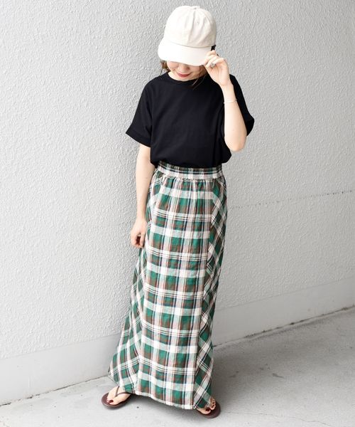 liflattie ships（リフラティ シップス）の「liflattie ships:コットンダブルカフTEE◇（Tシャツ/カットソー・レディース・ブラック/ベージュ/ラベンダー/ナチュラル・ONE SIZE）」の13枚目の写真