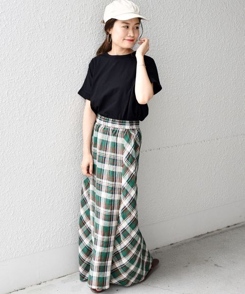 liflattie ships（リフラティ シップス）の「liflattie ships:コットンダブルカフTEE◇（Tシャツ/カットソー・レディース・ブラック/ベージュ/ラベンダー/ナチュラル・ONE SIZE）」の14枚目の写真