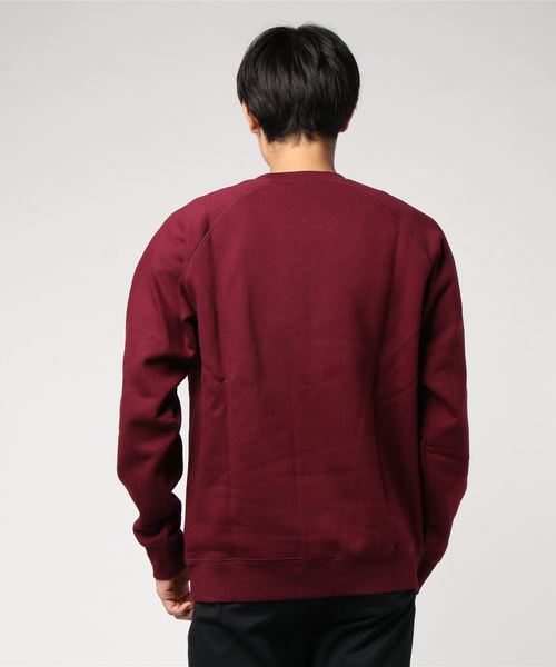 Carhartt WIP（カーハートダブリューアイピー）の「CHASE SWEATSHIRT（スウェット・メンズ・ダークグリーン/アイボリー/バーガンディー/ロイヤルブルー/グレイッシュブルー/ブラック/カーキ・SMALL/MEDIUM/LARGE/X-LARGE/XX-LARGE/X-SMALL）」の8枚目の写真