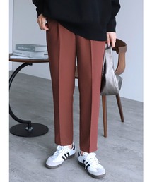 reca | 【高レビュー★】美シルエット センタープレスカラーテーパードパンツ(その他パンツ)