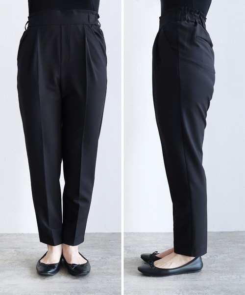 エポカ センタープレス テーパードパンツ EPOCA｜タックインテーパードパンツ | Rakuten Fashion(楽天