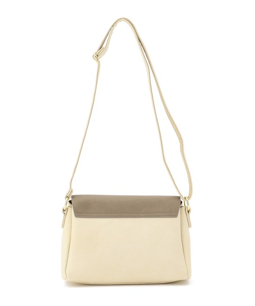 Legato Largo（レガートラルゴ）の「【Legato Largo(レガート ラルゴ)】レザー調3つ口多収納ショルダーバッグ（ショルダーバッグ・レディース・ブラック/ネイビー/グレー/モカ/ホワイト系その他/ベージュ系その他・フリー）」の13枚目の写真