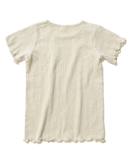 devirock（デビロック）の「クレープTシャツ（Tシャツ/カットソー・キッズ・ベージュ/パープル系その他/ホワイト/オレンジ系その他/ブラック・130cm/110cm/120cm/140cm/100cm/160cm/150cm）」の11枚目の写真