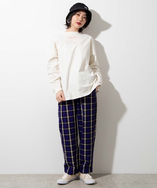 WEGO(ウィゴー)の「WEGO/バックプリントビッグシルエットロングTシャツ(Tシャツ/カットソー・レディース・その他1/その他2・FREE)」の3枚目の写真