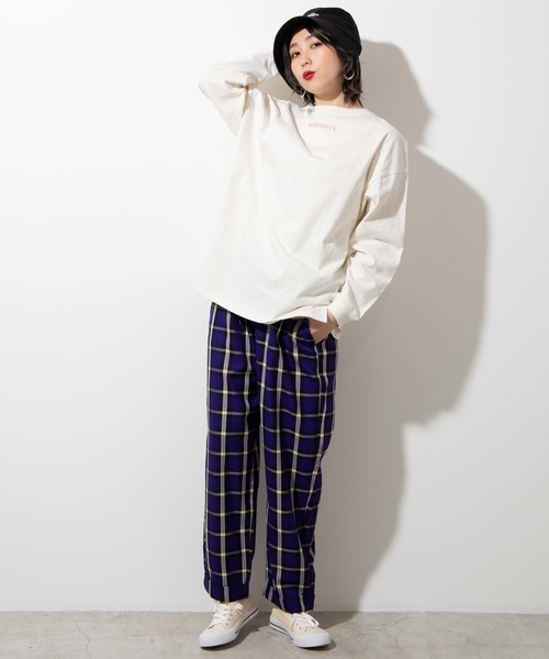 WEGO(ウィゴー)の「WEGO/バックプリントビッグシルエットロングTシャツ(Tシャツ/カットソー・レディース・その他1/その他2・FREE)」の4枚目の写真