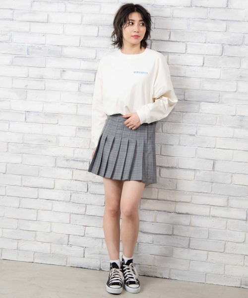 WEGO(ウィゴー)の「WEGO/バックプリントビッグシルエットロングTシャツ(Tシャツ/カットソー・レディース・その他1/その他2・FREE)」の7枚目の写真