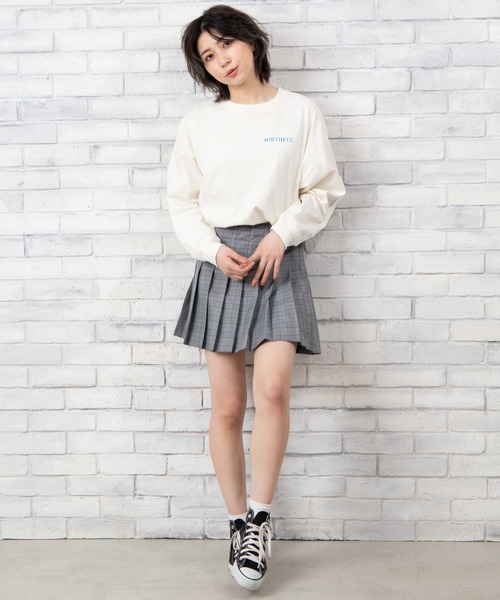 WEGO(ウィゴー)の「WEGO/バックプリントビッグシルエットロングTシャツ(Tシャツ/カットソー・レディース・その他1/その他2・FREE)」の8枚目の写真