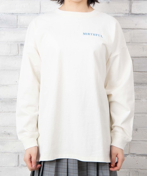 WEGO(ウィゴー)の「WEGO/バックプリントビッグシルエットロングTシャツ(Tシャツ/カットソー・レディース・その他1/その他2・FREE)」の9枚目の写真