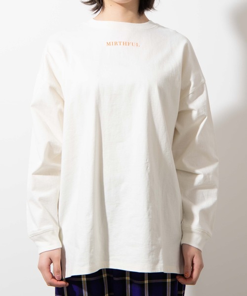 WEGO(ウィゴー)の「WEGO/バックプリントビッグシルエットロングTシャツ(Tシャツ/カットソー・レディース・その他1/その他2・FREE)」の10枚目の写真