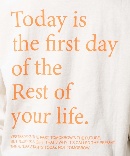 WEGO(ウィゴー)の「WEGO/バックプリントビッグシルエットロングTシャツ(Tシャツ/カットソー・レディース・その他1/その他2・FREE)」の14枚目の写真