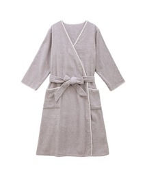 【お風呂上りをもっと快適に】Cotton100％ スフレfineタオル バスローブ