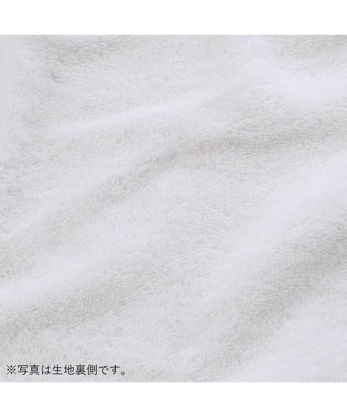 blooming FLORA（ブルーミングフローラ）の「【お風呂上りをもっと快適に】Cotton100％ スフレfineタオル バスローブ（ルームウェア/パジャマ・レディース・ラベンダー/ピンク/ホワイト×ネイビー/ホワイト×ピンク/ブルー/モカ/ベージュ/スモークピンク/グレー・LARGE/MEDIUM）」の18枚目の写真