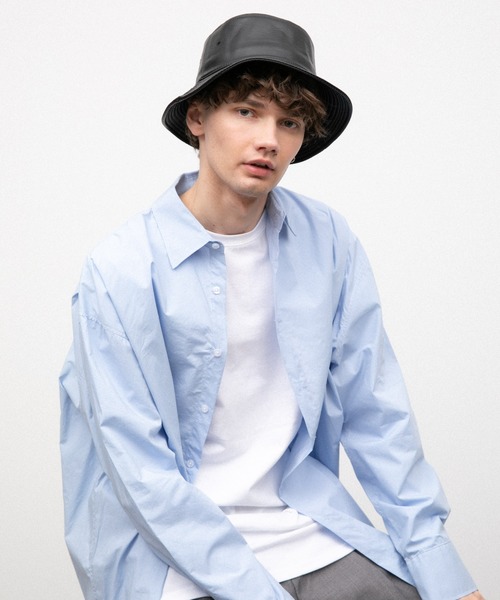 YARD PLUS(ヤードプリュス)の「YARD PLUS オーバーサイズシャツ(シャツ/ブラウス・メンズ・ホワイト/ブルー/ブラック・FREE)」の1枚目の写真