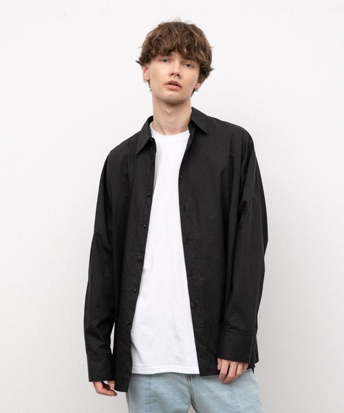 YARD PLUS(ヤードプリュス)の「YARD PLUS オーバーサイズシャツ(シャツ/ブラウス・メンズ・ホワイト/ブルー/ブラック・FREE)」の16枚目の写真