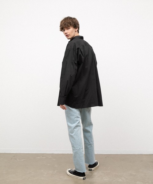 YARD PLUS(ヤードプリュス)の「YARD PLUS オーバーサイズシャツ(シャツ/ブラウス・メンズ・ホワイト/ブルー/ブラック・FREE)」の21枚目の写真