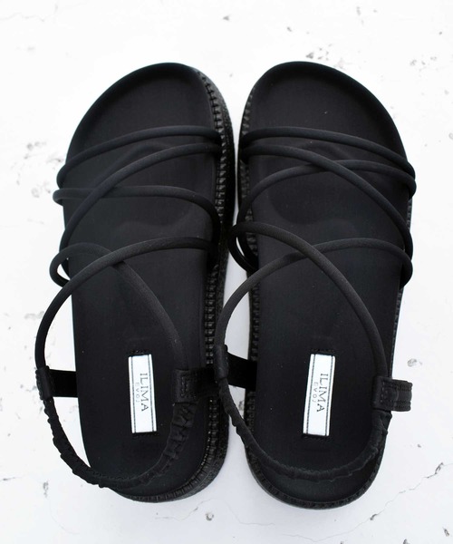 EVOL（イーボル）の「低反発クッション入りプラットフォームサンダル（サンダル・レディース・ブラック/ブラウン/カーキ/ベージュ/グレー・S/M/L）」の7枚目の写真