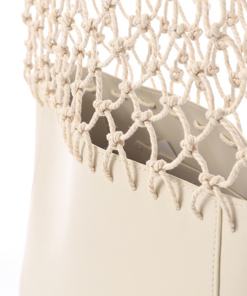 LEPSIM（レプシィム）の「キリカエネットBAG　870088（トートバッグ・レディース・パイソン/シルバー/アイボリー・ONE SIZE）」の7枚目の写真