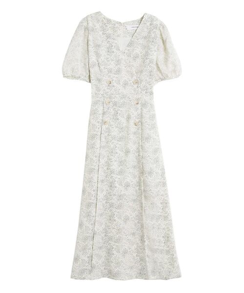 ワンピースシアースリーブランダムドットワンピース ワンピース Lagunamoon ラグナムーン のファッション