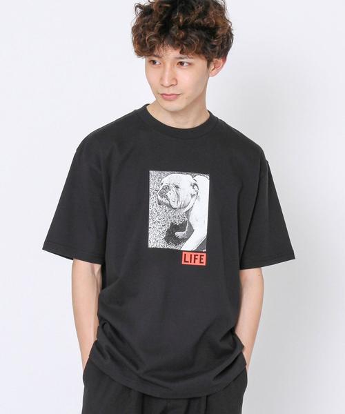 coen（コーエン）の「LIFE(ライフ)別注フォトプリントTシャツ(一部WEB限定カラー)(フォトT）（Tシャツ/カットソー・メンズ・その他4/その他2/その他3/その他1/ブラック/ホワイト・LARGE/SMALL/MEDIUM/X-LARGE）」の3枚目の写真