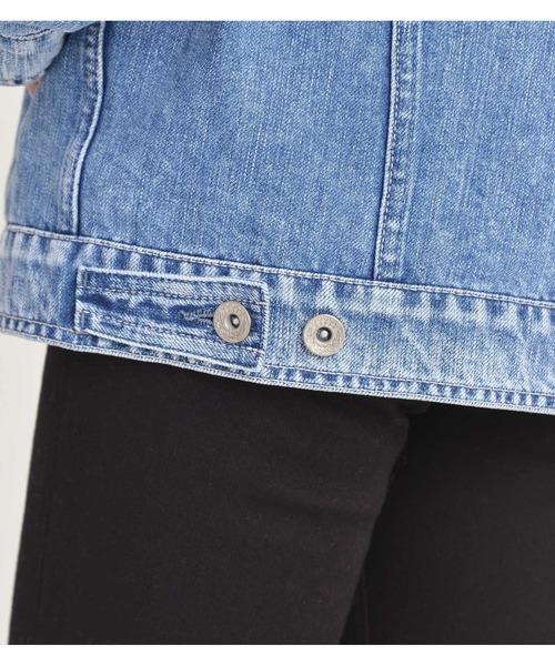 ヤヌーク　オーバーサイズジーンジャケット　ブラック YANUK（ヤヌーク）の「オーバーサイズ ジーン ジャケット - Over