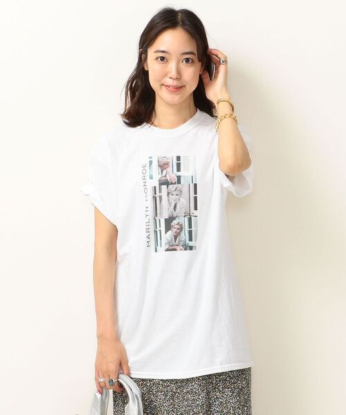 GOOD ROCK SPEED(グッドロックスピード)の「【SHIPS any別注】GOOD ROCK SPEED:Marilyn Monroe フォトプリントTEE(Tシャツ/カットソー・レディース・ホワイト/ブルー/ピンク・ONE SIZE)」の16枚目の写真