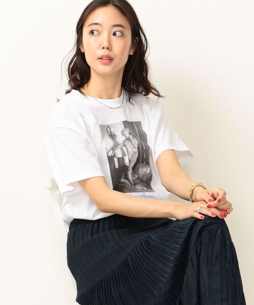 GOOD ROCK SPEED（グッドロックスピード）の「【SHIPS any別注】GOOD ROCK SPEED:Marilyn Monroe フォトプリントTEE（Tシャツ/カットソー・レディース・ホワイト/ブルー/ピンク・ONE SIZE）」の5枚目の写真