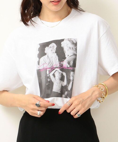 GOOD ROCK SPEED(グッドロックスピード)の「【SHIPS any別注】GOOD ROCK SPEED:Marilyn Monroe フォトプリントTEE(Tシャツ/カットソー・レディース・ホワイト/ブルー/ピンク・ONE SIZE)」の21枚目の写真