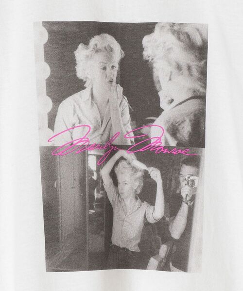 GOOD ROCK SPEED（グッドロックスピード）の「【SHIPS any別注】GOOD ROCK SPEED:Marilyn Monroe フォトプリントTEE（Tシャツ/カットソー・レディース・ホワイト/ブルー/ピンク・ONE SIZE）」の7枚目の写真