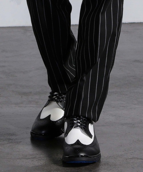 MEN'S BIGI（メンズビギ）の「【HIROSHI TSUBOUCHI×Men's Bigi】ウィングチップレザースニーカー（スニーカー・メンズ・ホワイト/ブラック/ブラック系その他・01/02/03）」の10枚目の写真