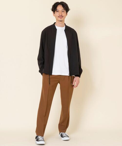 coen（コーエン）の「TRストレッチテーパードイージーパンツ（その他パンツ・メンズ・ブラック/ブラウン・SMALL/MEDIUM/LARGE/X-LARGE）」の9枚目の写真