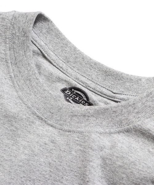 Dickies(ディッキーズ)の「Dickies/ディッキーズ L/S HEAVYWEIGHT CREWNECK 6.75oz ポケット ワンポイント 長袖Tシャツ(Tシャツ/カットソー・メンズ・ブラック/バーガンディー/ヘザーグレー/ダークネイビー/ホワイト・L/M/XL/S)」の11枚目の写真