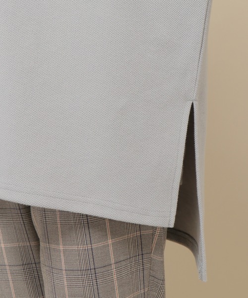 ikka(イッカ)の「カットボンディングキーネックプルオーバー(Tシャツ/カットソー・レディース・チャコールグレー/グレー/オフホワイト・M)」の10枚目の写真