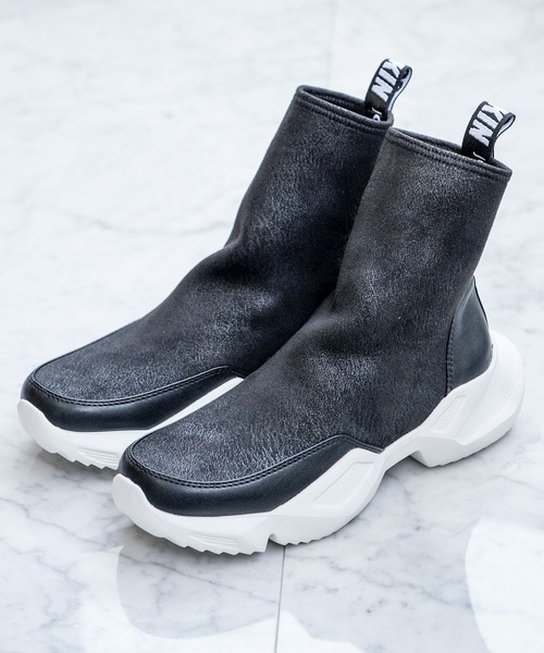 JOHNNY WOLF(ジョニーウルフ)の「SPACE BOOTS(スペース ブーツ)スニーカー ブーツ(スニーカー・メンズ・ブラック・41/43)」の6枚目の写真