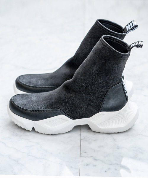 JOHNNY WOLF(ジョニーウルフ)の「SPACE BOOTS(スペース ブーツ)スニーカー ブーツ(スニーカー・メンズ・ブラック・41/43)」の4枚目の写真