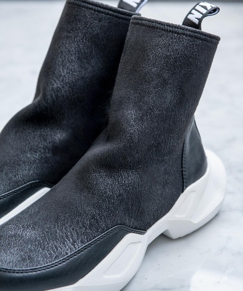 JOHNNY WOLF(ジョニーウルフ)の「SPACE BOOTS(スペース ブーツ)スニーカー ブーツ(スニーカー・メンズ・ブラック・41/43)」の7枚目の写真