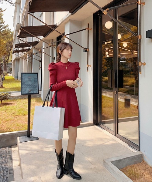 ♡リエンダ♡パフスリーブミニワンピース♡イエロー♡美品♡ リゼクシー RESEXXY パフスリーブチュールミニワンピース
