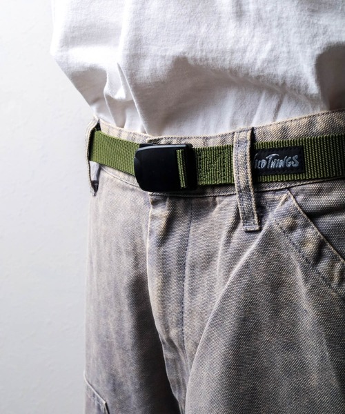 WILD THINGS（ワイルドシングス）の「【WILD THINGS】PP WEBBING BELT（ベルト・レディース・ブラック/パープル/ブルー/グリーン/イエロー/ピンク/ネイビー/オリーブ/グレー/ダークグリーン/サンドベージュ・FREE）」の22枚目の写真