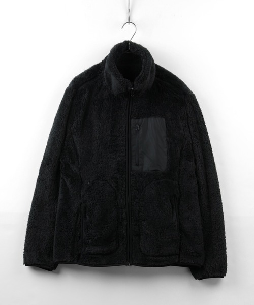 make a ray!（メイク ア レイ！）の「マイクロパイル ボアスタンドジャケット（ブルゾン・メンズ・ブラック/ベージュ/グレー/ライトブラウン・M/L/XL）」の6枚目の写真