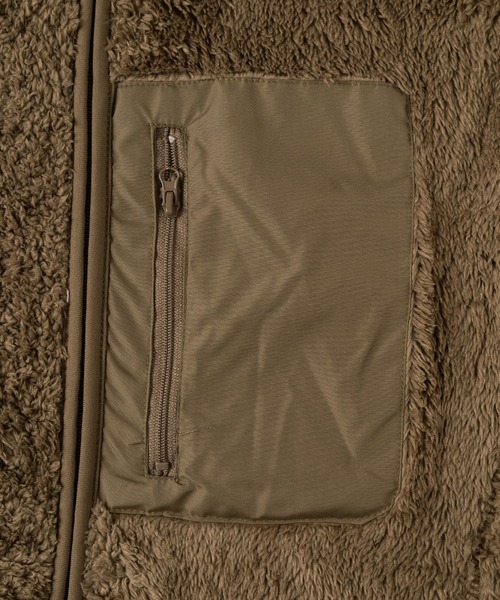 make a ray!（メイク ア レイ！）の「マイクロパイル ボアスタンドジャケット（ブルゾン・メンズ・ブラック/ベージュ/グレー/ライトブラウン・M/L/XL）」の17枚目の写真