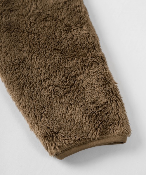 make a ray!（メイク ア レイ！）の「マイクロパイル ボアスタンドジャケット（ブルゾン・メンズ・ブラック/ベージュ/グレー/ライトブラウン・M/L/XL）」の19枚目の写真