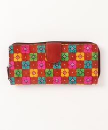 チャイハネ（チャイハネ）の「【チャイハネ】インド伝統山羊革細工 サンティニウォレット 長財布（財布）」