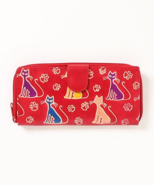 チャイハネ（チャイハネ）の「【チャイハネ】インド伝統山羊革細工 サンティニウォレット 長財布（財布・レディース・ブラック/ブルー/ブラウン/グリーン/ネイビー/オレンジ/レッド/イエロー/ブラウン系その他/イエロー系その他/パープル/ブラック系その他/グリーン系その他/ピンク・FREE）」の13枚目の写真